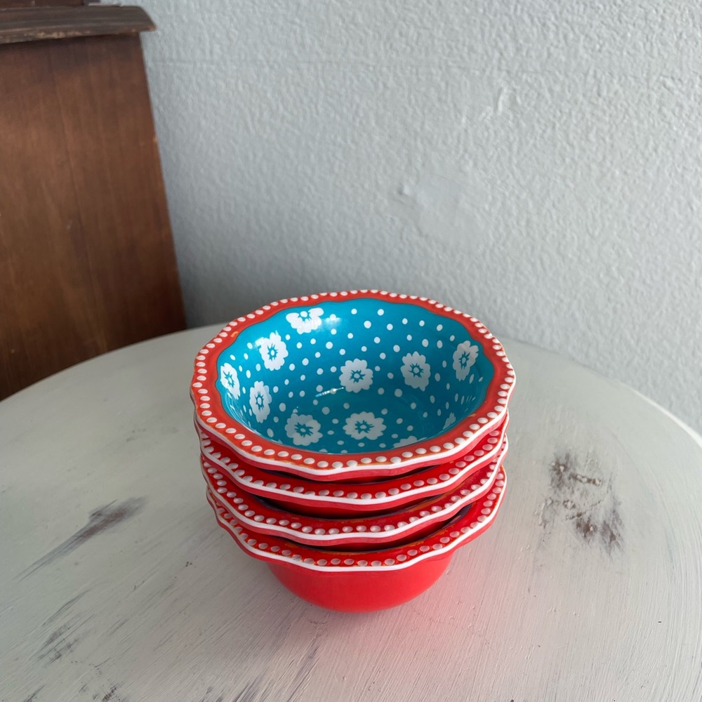 Pioneer Woman Ditsy Daisy dip melamine  Bowls